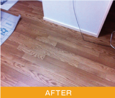 フローリングafter