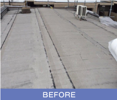 屋上　防水before